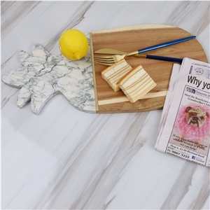 Pineapple Marble and Wood Cheese Board Platter