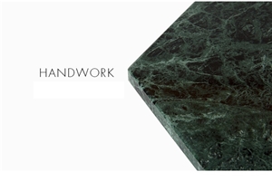 Sandwich/Drink/Bread Marble Serving Hexagon Plate