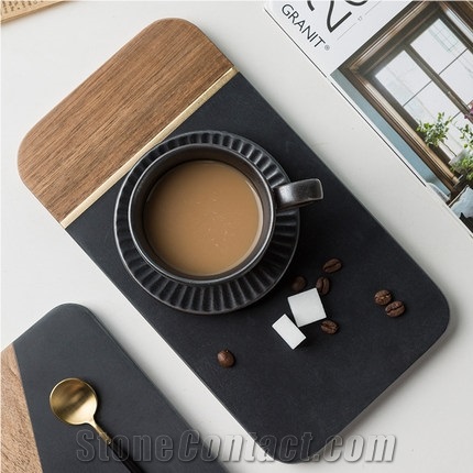Slate Wood Sushi Barbecue Western Steak Plate