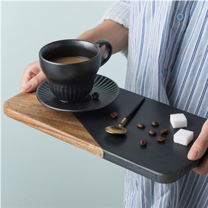 Slate Wood Sushi Barbecue Western Steak Plate