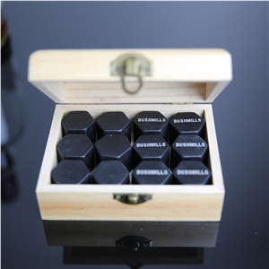 Soapstone Whisky Stone with Gift Box Packing