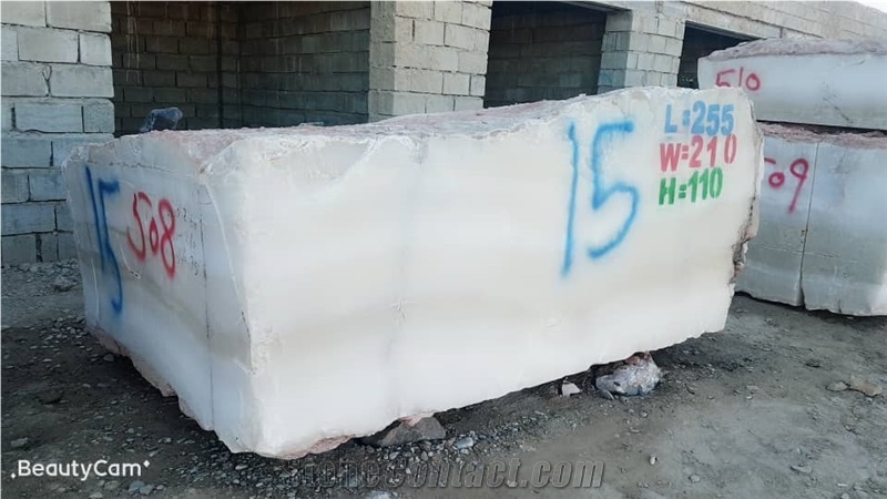 Afghanistan White Onyx Block
