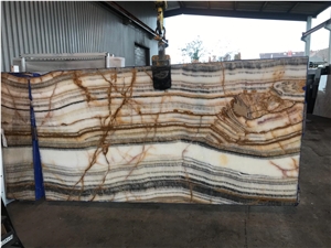 Multicolor Onyx Tiles, Slabs