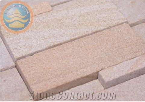 Yellow Sandstone 3d Cultured Stone