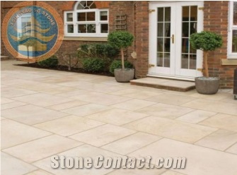 Yellow Sandstone Pavement