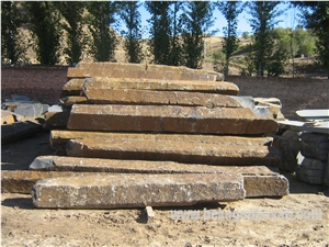 Natural Shape Basalt Stone Columns