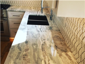 Prexury Exotic Quartzite Kitchen Countertops