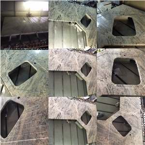 Steel Grey Granite Countertops