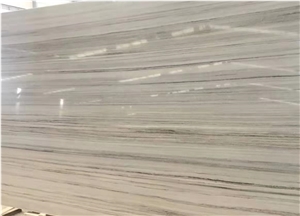 White Wood Vein Polished Big Slab & Tile