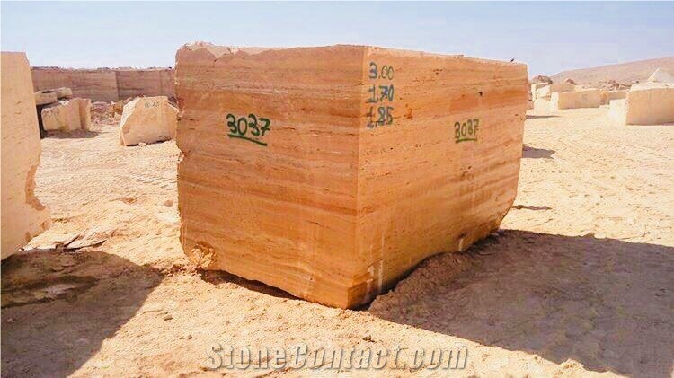 Azarshar Yellow Travertine Slabs