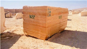 Azarshar Yellow Travertine Slabs