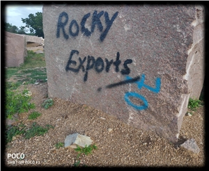 Ilkal Pg Red Granite Blocks