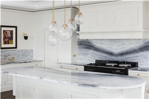 Blue Night Quartzite Kitchen Countertop,Island Top