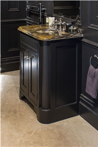 London Black Quartzite Commercial Bar Top
