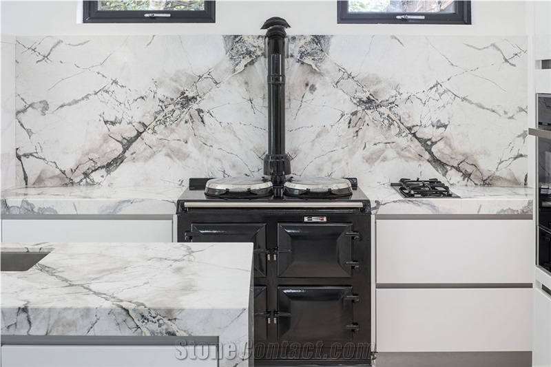 Ponte Vechia Marble Kitchen Countertop Project