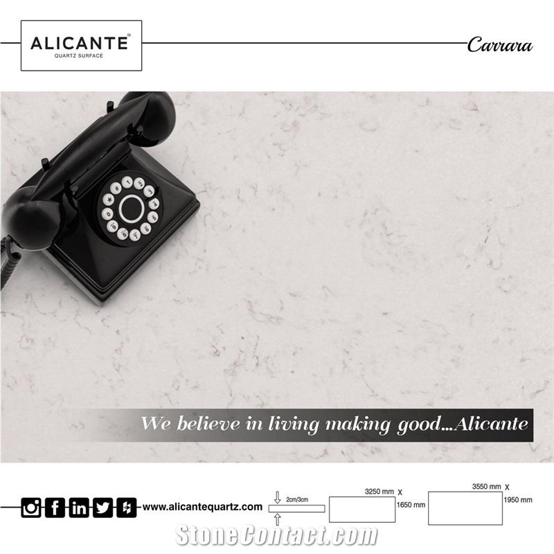 Calacatta Gold Quartz Stone for Countertops