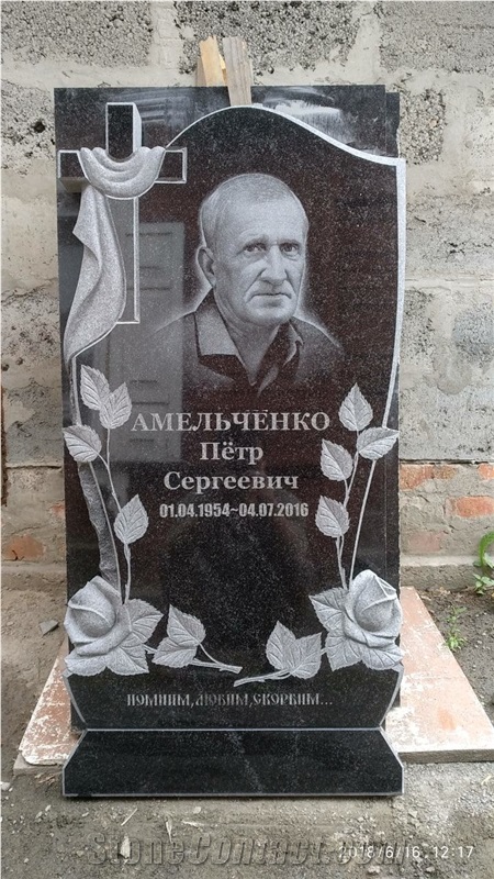 Gabbro Diabase Carved Headstones
