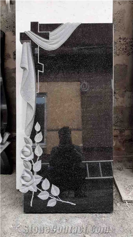 Gabbro Diabase Headstone 100505cm