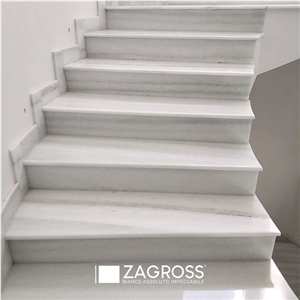New Pentelico Marble Staircase New Pentelico Marble Staircase