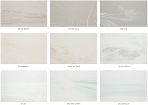 Blue Whisper Artificial Marble-Cultured Marble