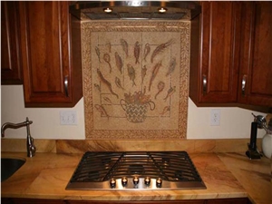 Private Residence Mosaic Backsplash