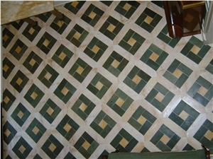 Studio Dezahra Tunisian Limestone and Marble Floor