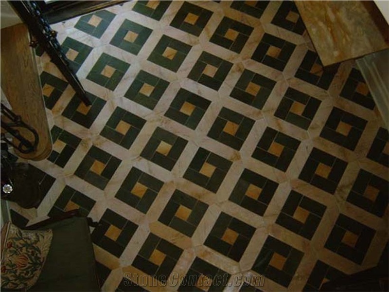Studio Dezahra Tunisian Limestone and Marble Floor