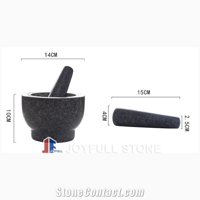 Granite Mortar and Pestle Stone Pestle and Mortar