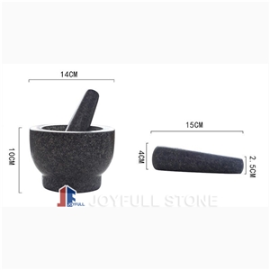 Granite Mortar and Pestle Stone Pestle and Mortar