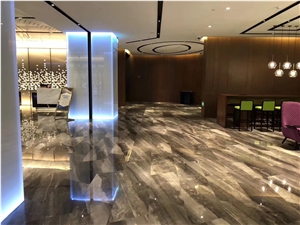 Elegant Grey Marble for Wall Covering