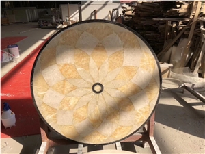 Marble Stone Waterjet Mosaic Tabletop