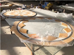 Marble Stone Waterjet Mosaic Tabletop