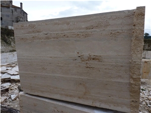 Travertino Romano Classico Chiaro Blocks Travertino Romano Classico Chiaro Blocks