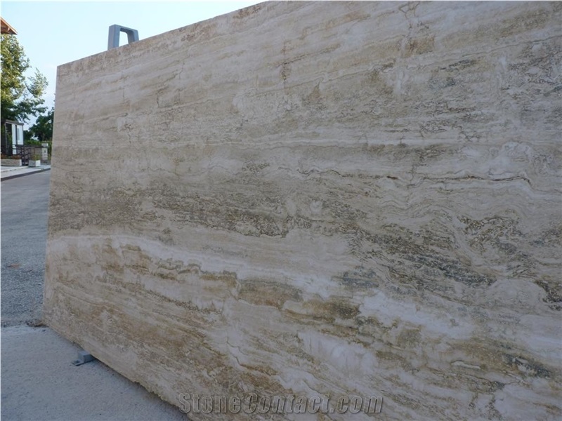 Tuscan Cipresso Travertine Veincut Slabs