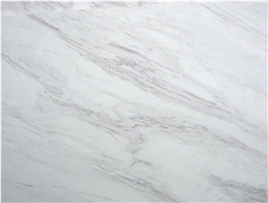 Ariston White Marble Slab with Little Grey Texture