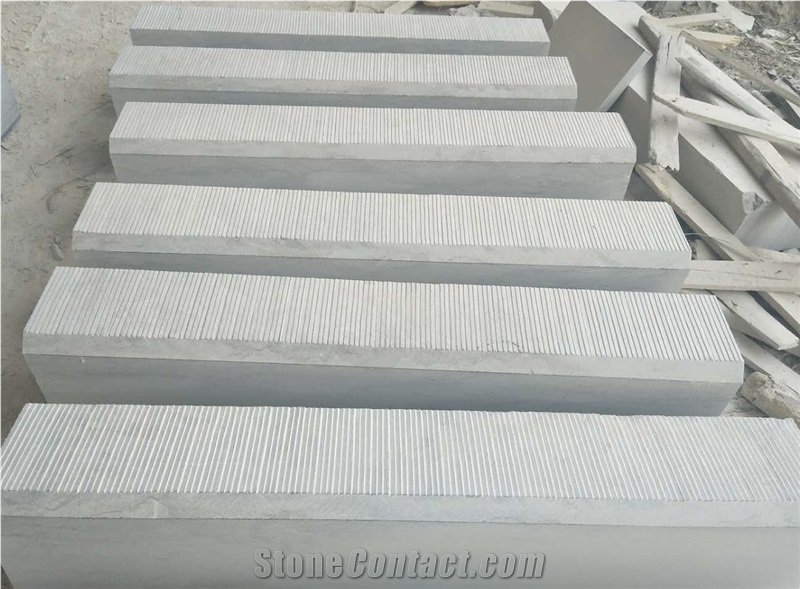 Blue Limestone Chieseled Raodway Kerbs,L828