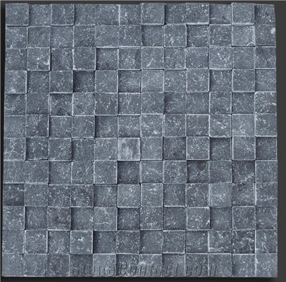 Blue Limestone Mosaic New 3d Design