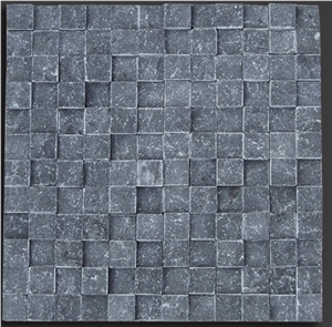Blue Limestone Mosaic New 3d Design Blue Limestone Mosaic New 3d Design
