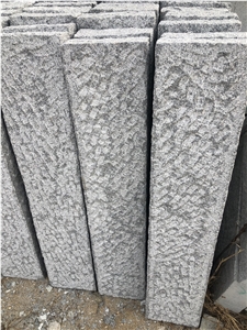 Dalian G603 Greygranite Palisade Kerbstone by Hand