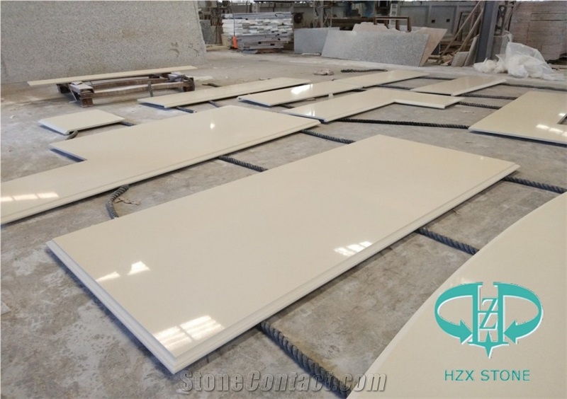 Beige Artificial Quartz Countertop