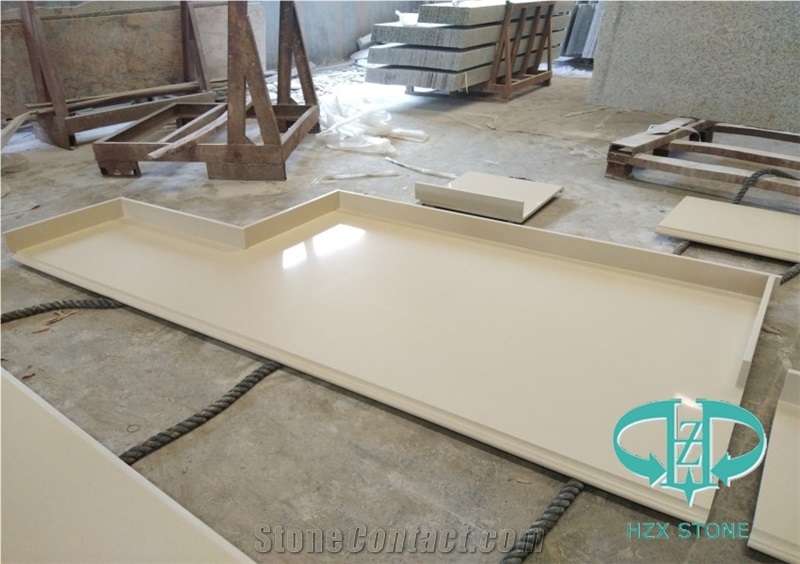 Beige Artificial Quartz Countertop