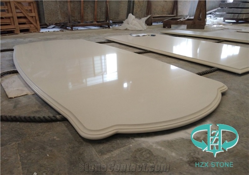 Beige Artificial Quartz Countertop