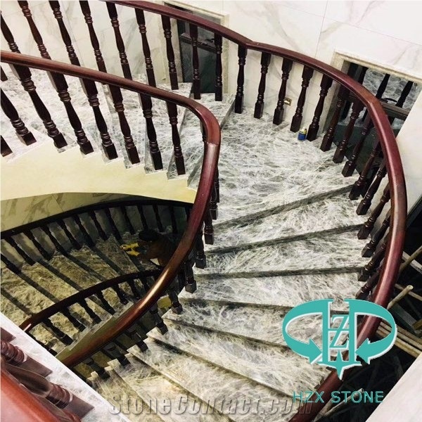 Grey Marble Stairs & Steps
