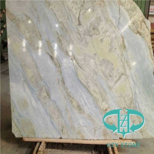 Ice Blue Marble Slab for Project and Wholesale