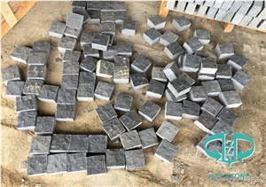 Zhangpu Black Basalt Cobbles Top Nature