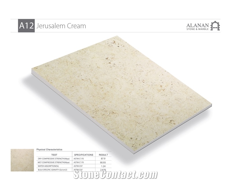 Jerusalem Cream A12 Tiles