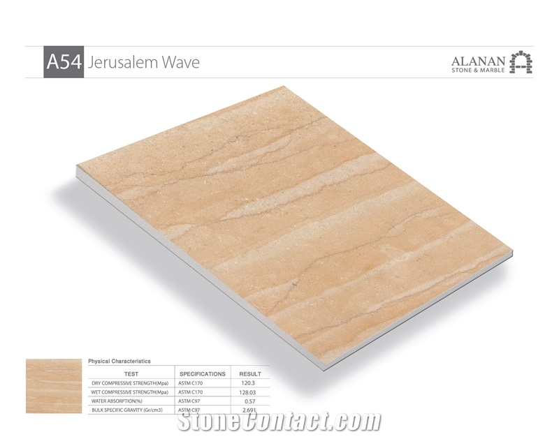 Jerusalem Wave A54 Limestone Tiles