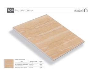 Jerusalem Wave A54 Limestone Tiles