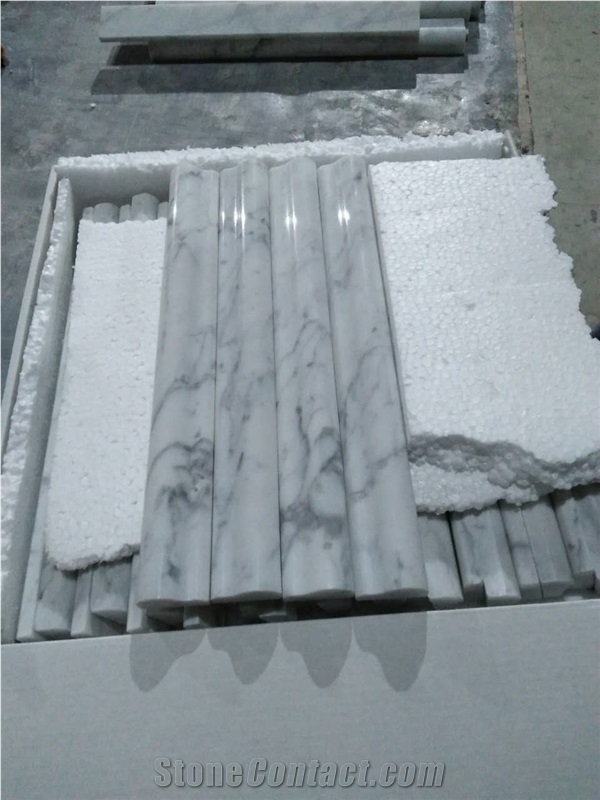 Bathroom Accessories Set Marble Ogee Trim