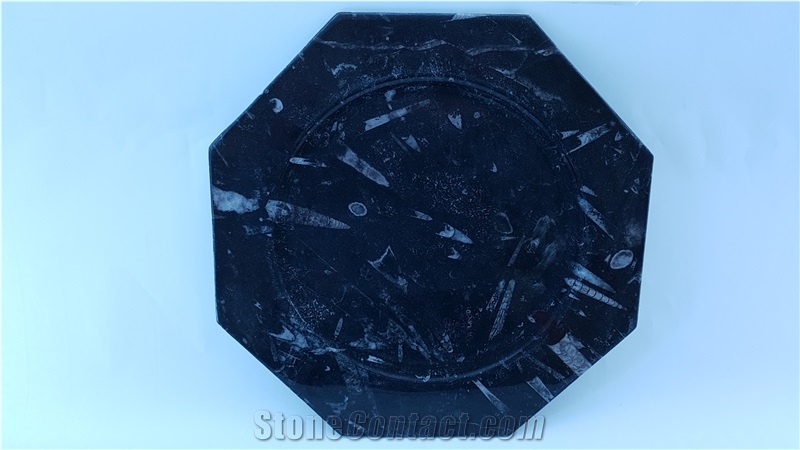 Fossilized Marble Plates and Dishes